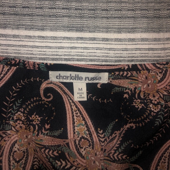 Charlotte Russe long sleeved dress. Sz M - Picture 4 of 4